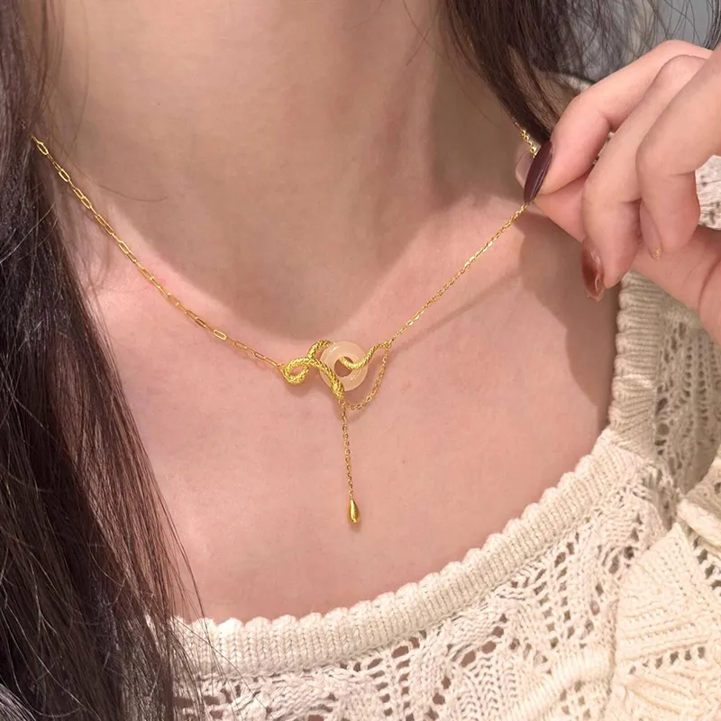Shang Qianyi Alloy Necklaces Women's-2