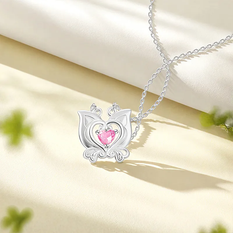 Shang Qianyi S999 Fine Silver Necklaces Women's-5