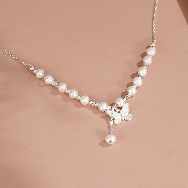 Shang Qianyi Pearl Necklaces Women's-3