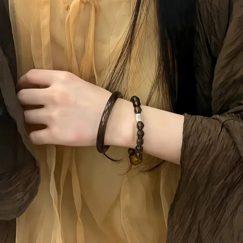 Shang Qianyi Obsidian Bangles Unisex-4