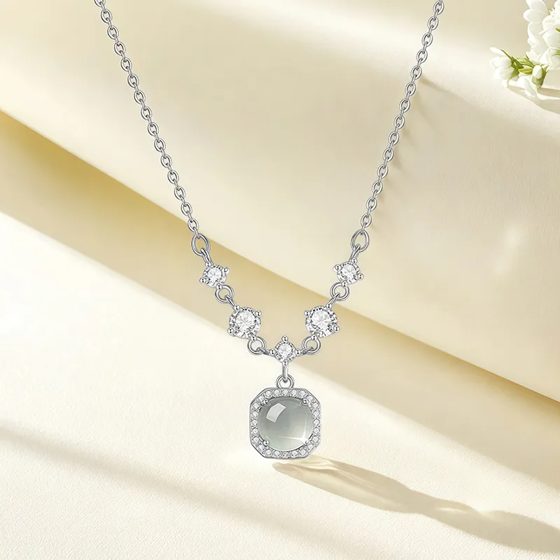 Shang Qianyi Natural Agate Necklaces Women's-1