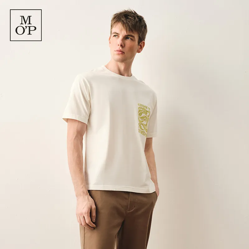 MARC OPOLO Drop Shoulder Sleeve Short Sleeved T Shirts Men's-3