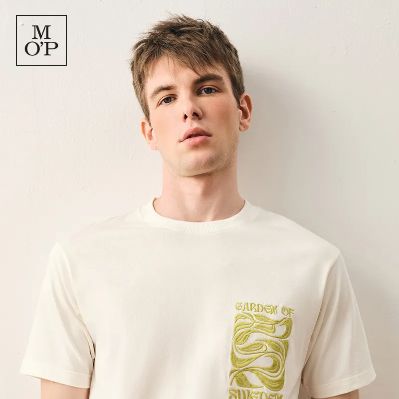 MARC OPOLO Drop Shoulder Sleeve Short Sleeved T Shirts Men's-2