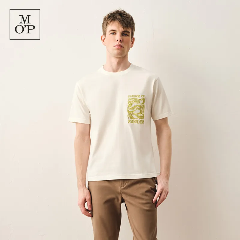 MARC OPOLO Drop Shoulder Sleeve Short Sleeved T Shirts Men's-1