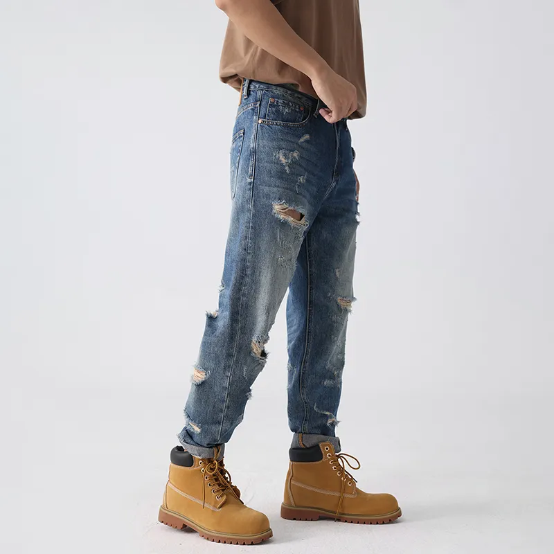 FUERZA Jeans Unisex Blue-5