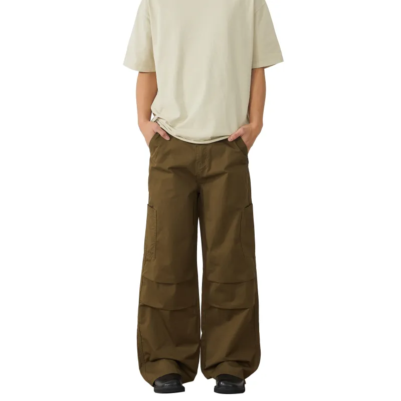 FUERZA Cargo Pants Unisex Brown-2
