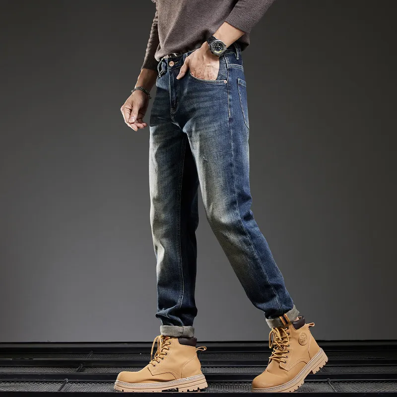 FUERZA Jeans Unisex Vintage Blue-4