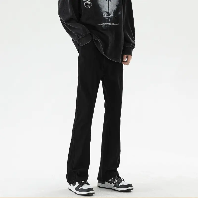 FUERZA Fall And Winter CleanFit Jeans Unisex-8