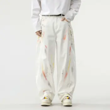 FUERZA Jeans Unisex White