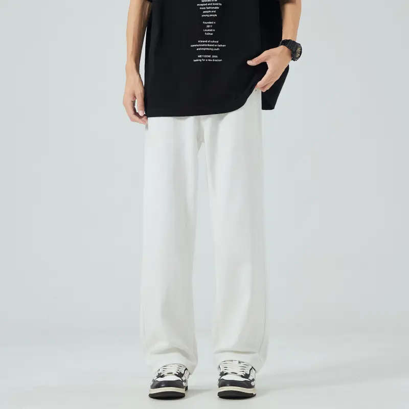 FUERZA CleanFit Jeans Unisex White-2