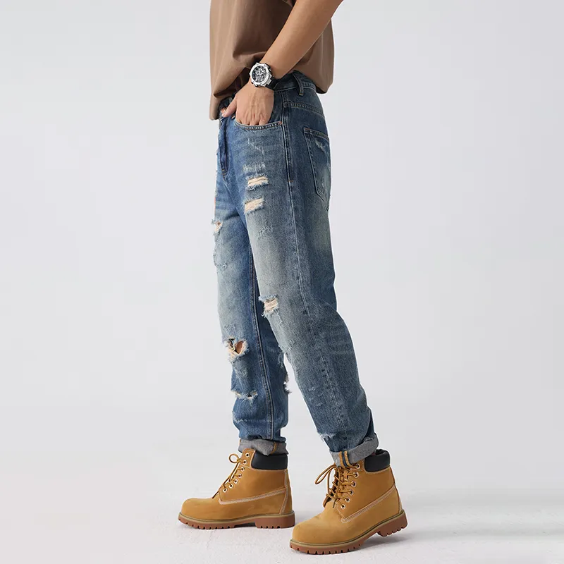 FUERZA Jeans Unisex Blue-4