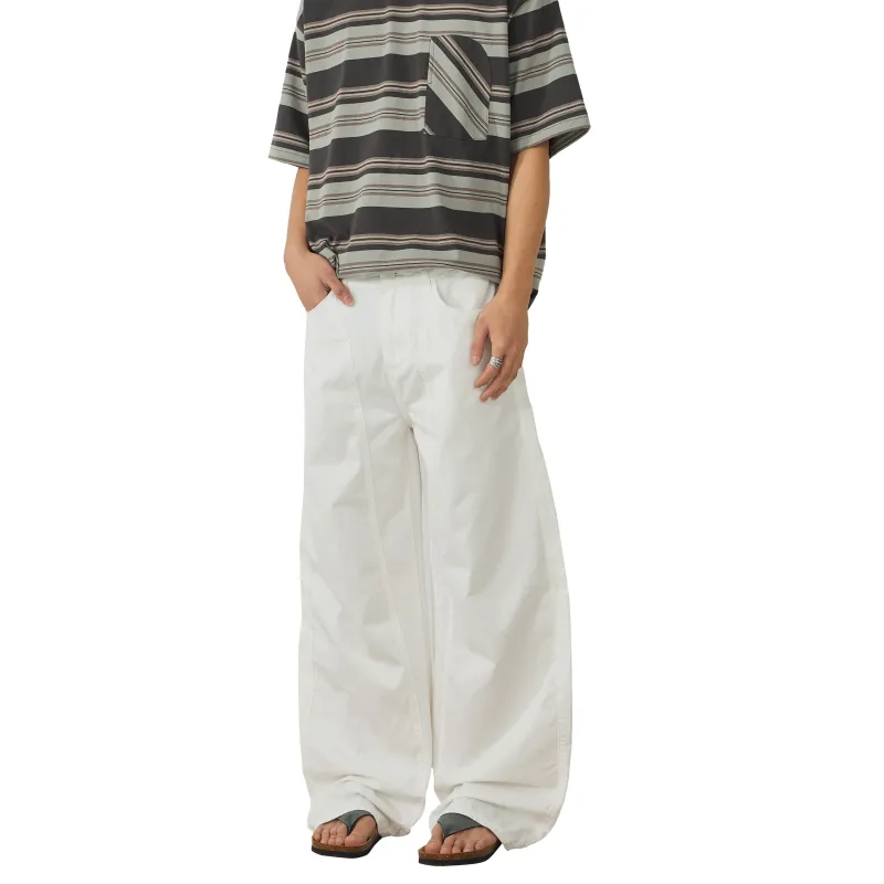 FUERZA Casual Pants Unisex White-2