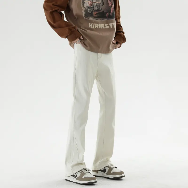 FUERZA Fall And Winter CleanFit Jeans Unisex-4