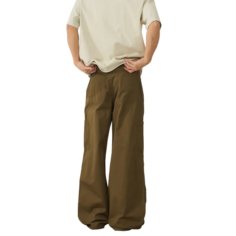 FUERZA Cargo Pants Unisex Brown-3