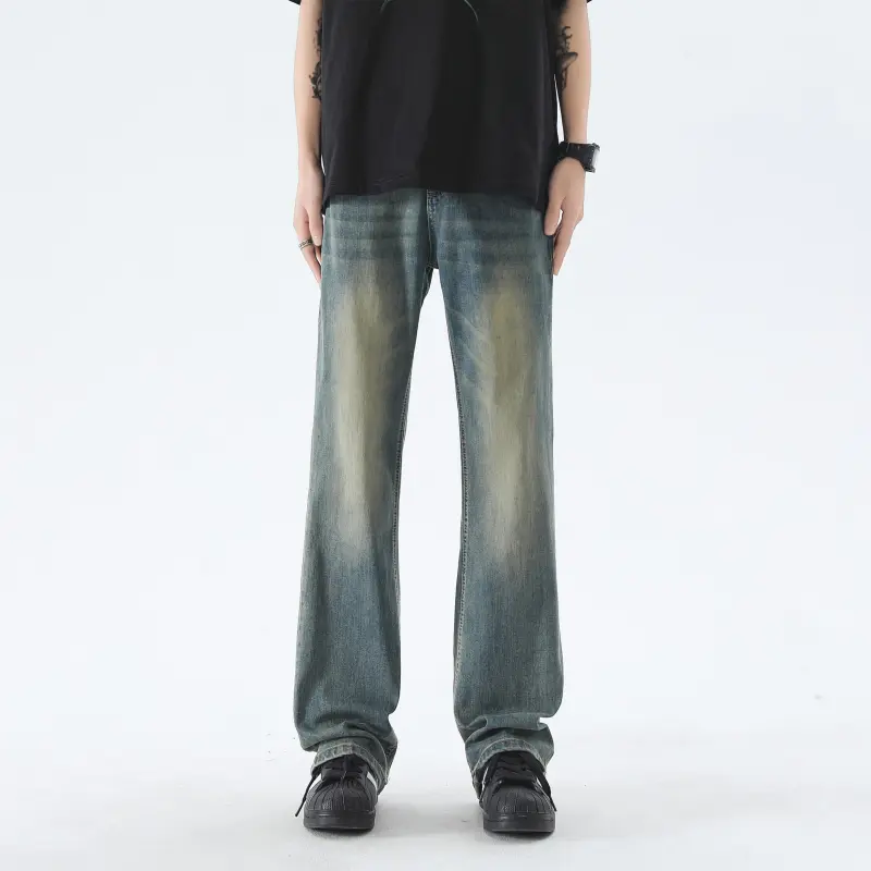 FUERZA Fall And Winter CleanFit Jeans Unisex-33