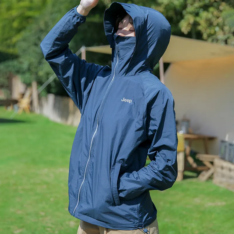 Jeep Outdoor Commute Super Light Breathable UV Protection Cooling Sun Protection Sun Protection Clothing Unisex-11