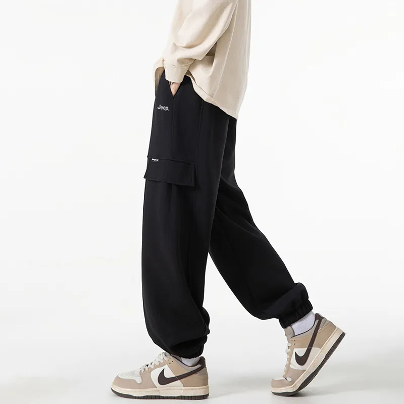 Jeep Black Knight Series Casual Pants Men's-4