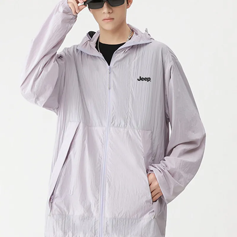 Jeep Super Light Breathable UV Protection Cooling Sun Protection Clothing Unisex-15