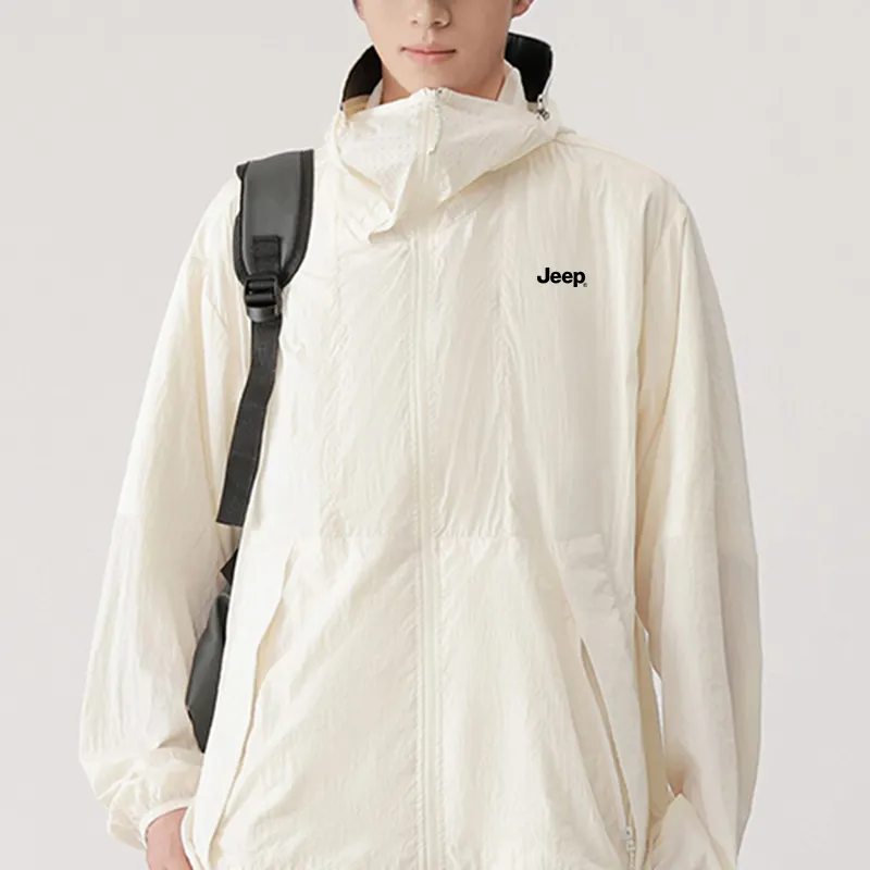 Jeep Super Light Breathable UV Protection Cooling Sun Protection Clothing Unisex-2