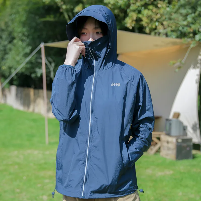 Jeep Outdoor Commute Super Light Breathable UV Protection Cooling Sun Protection Sun Protection Clothing Unisex-13