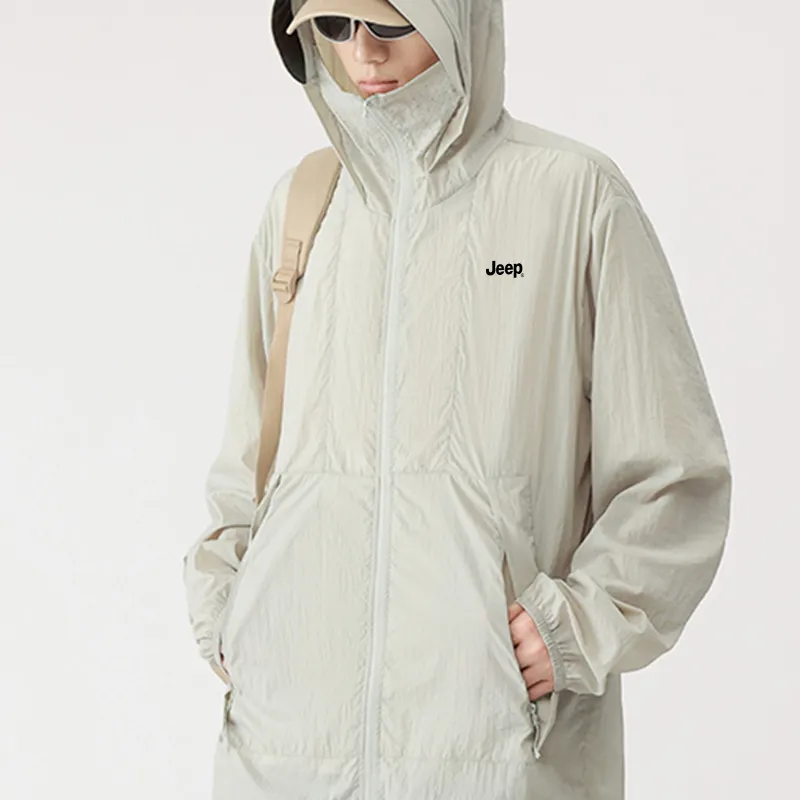 Jeep Super Light Breathable UV Protection Cooling Sun Protection Clothing Unisex-11