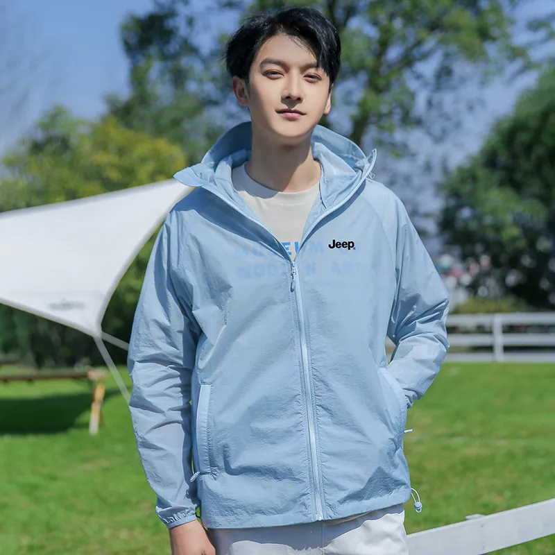 Jeep Outdoor Commute Super Light Breathable UV Protection Cooling Sun Protection Sun Protection Clothing Unisex-7