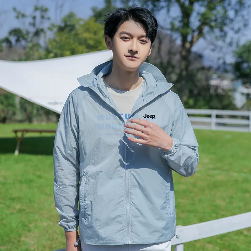 Jeep Outdoor Commute Super Light Breathable UV Protection Cooling Sun Protection Sun Protection Clothing Unisex-26