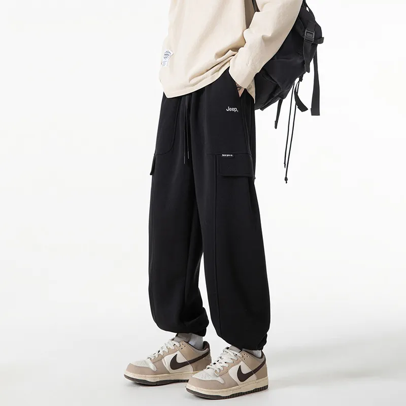 Jeep Black Knight Series Casual Pants Men's-2