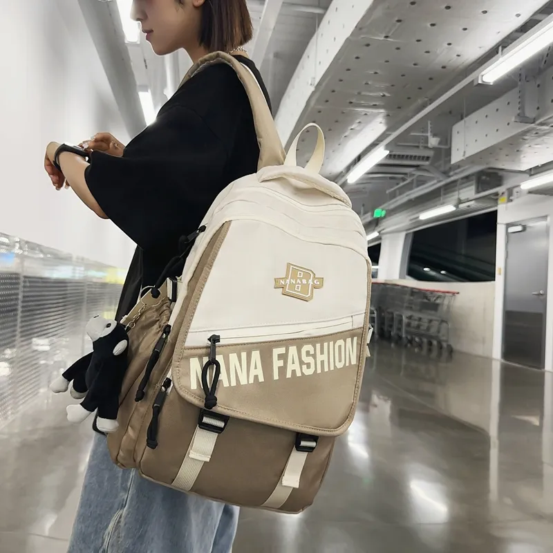 REDOO Nylon Backpack Regular Unisex Multicolor-1