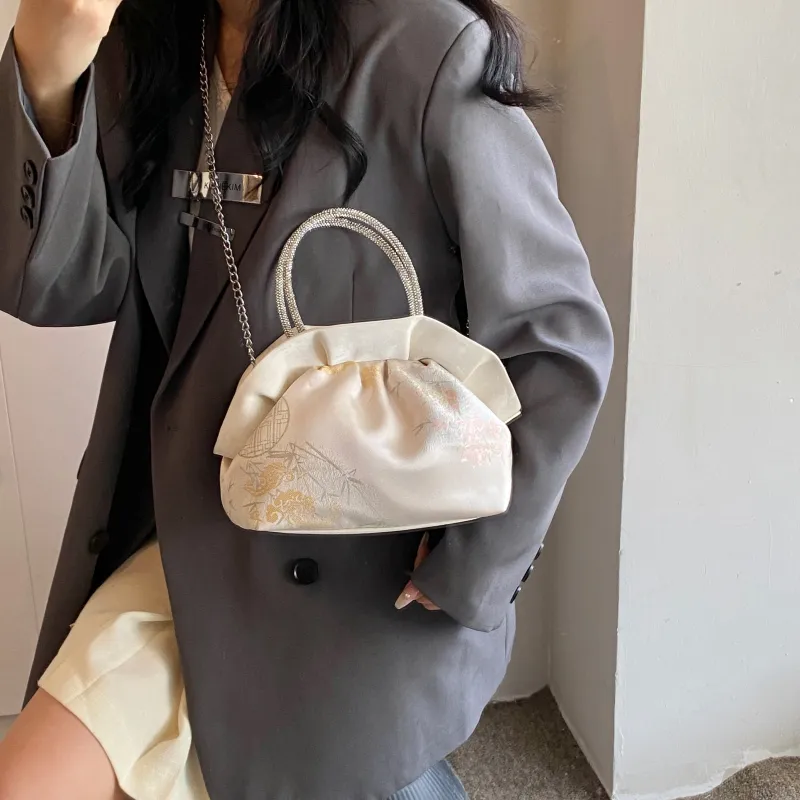 REDOO PU Shoulder Bag Regular Women's White/Silver/Pink-3