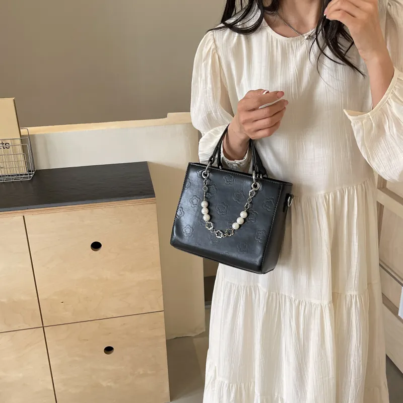 REDOO PU Shoulder Bag Regular Women's White/Black/Blue/Pink-9