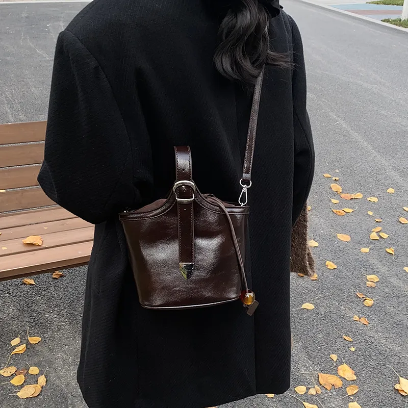 REDOO PU Handbag Regular Women's Brown/Coffee/Black/Burgundy-7