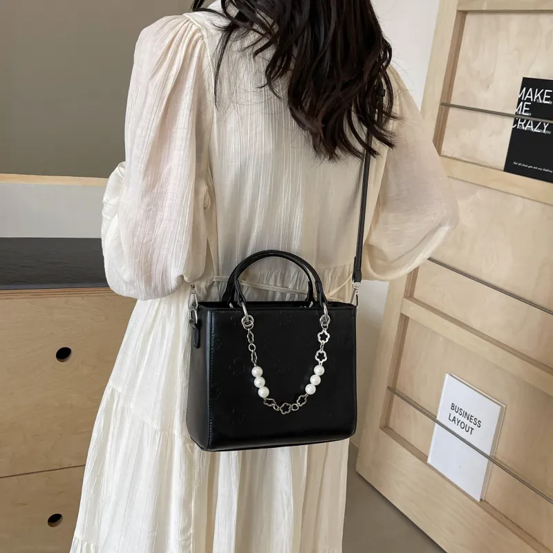 REDOO PU Shoulder Bag Regular Women's White/Black/Blue/Pink-7