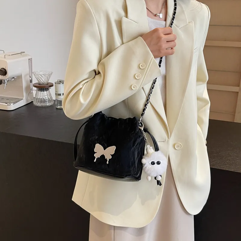 REDOO PU Crossbody Bag Shoulder Bag Women's White/Pink/Black/Silver/Green-14