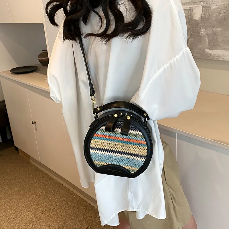 REDOO Fabric One Shoulder Crossbody Handbag Women's White/Khaki/Black-10