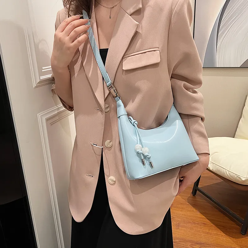 REDOO PU Shoulder Bag Women's Silver/Pearl Pink/Pearl White/Blue/Black-17