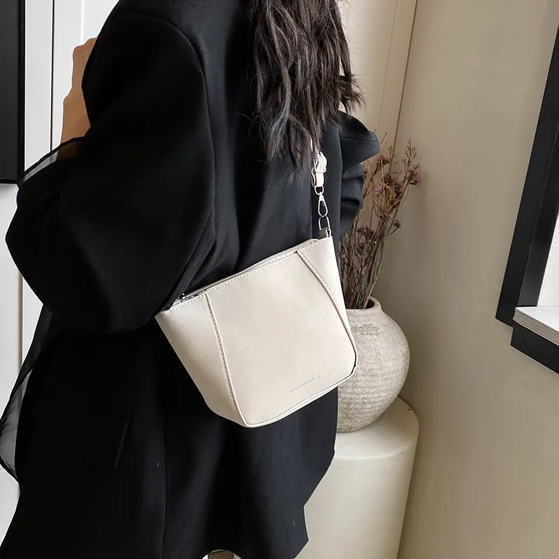 REDOO PU Shoulder Bag Women's White/Blue/Pink/Black-1