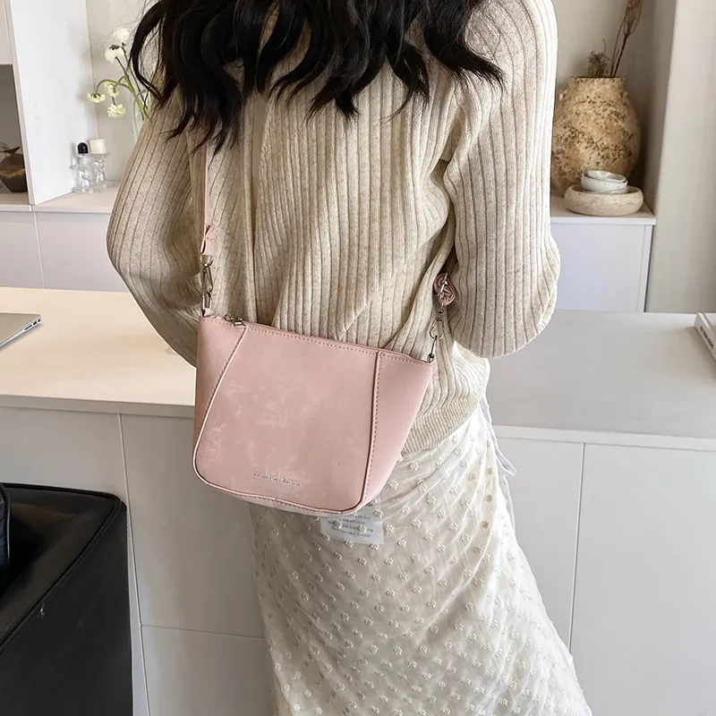 REDOO PU Shoulder Bag Women's White/Blue/Pink/Black-7