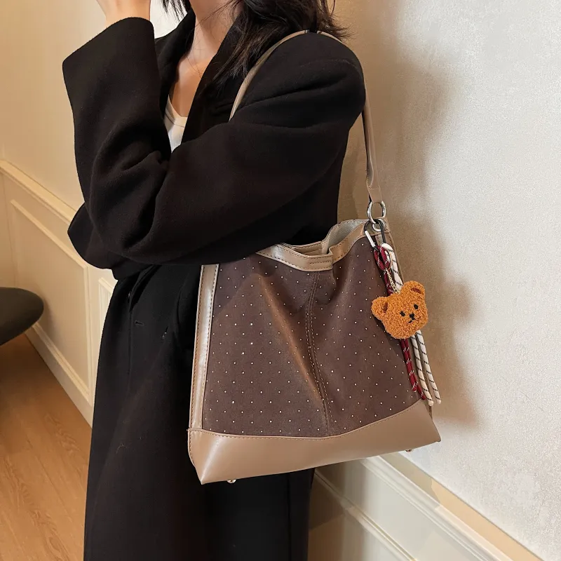 REDOO Suede Shoulder Bag Women's Multicolor-20