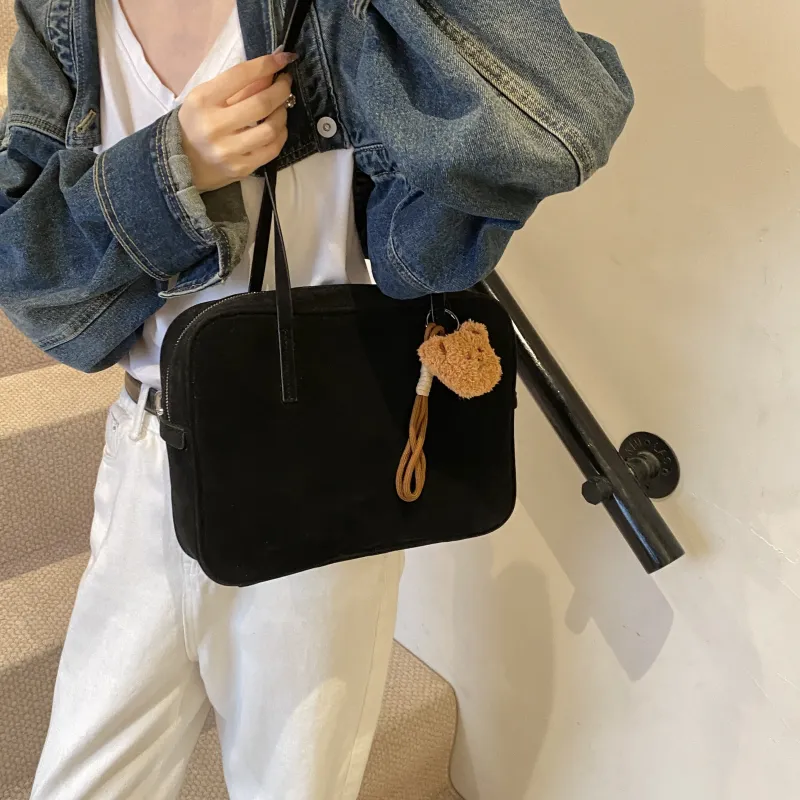 REDOO PU Shoulder Bag Women's Black/Coffee/Olive/Red-2