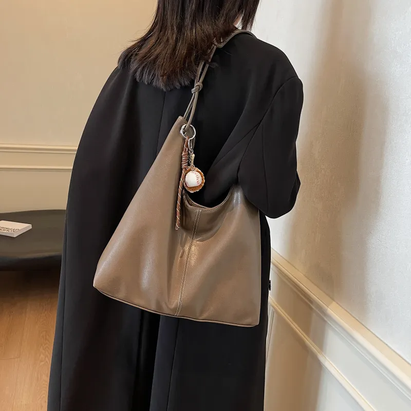REDOO PU Shoulder Bag Women's Black/Brown/Coffee/Gray-14