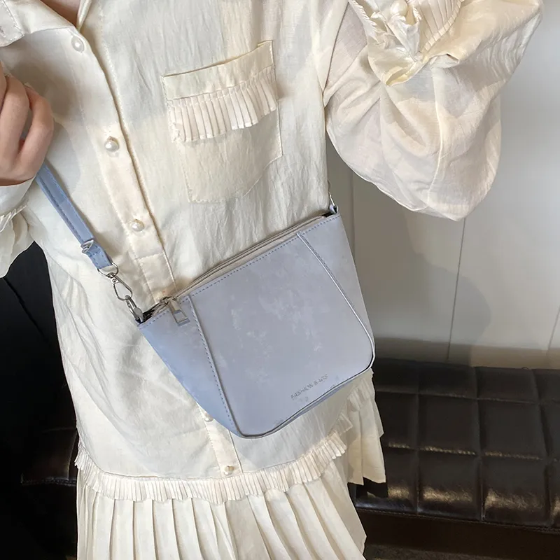 REDOO PU Shoulder Bag Women's White/Blue/Pink/Black-4