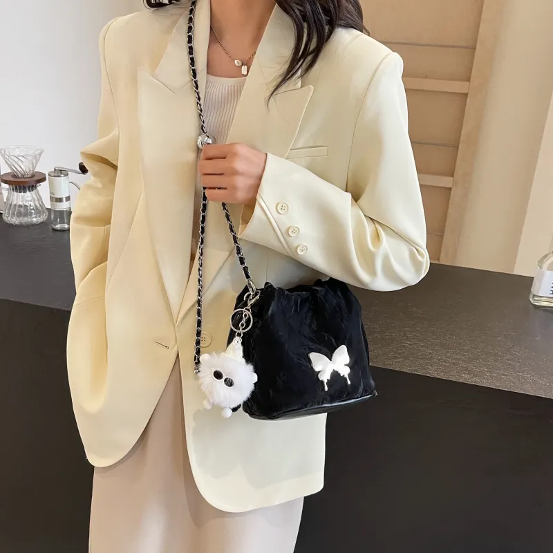 REDOO PU Crossbody Bag Shoulder Bag Women's White/Pink/Black/Silver/Green-12