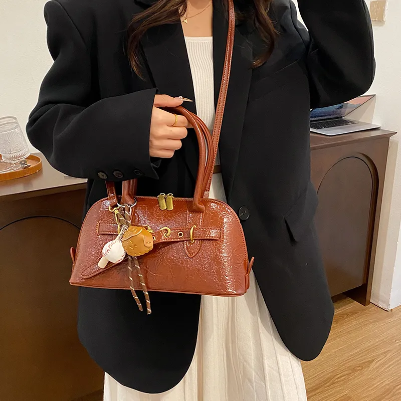 REDOO PU Handbag Shoulder Bag Crossbody Bag Women's Ancora Red/Black/Brown/Coffee-16