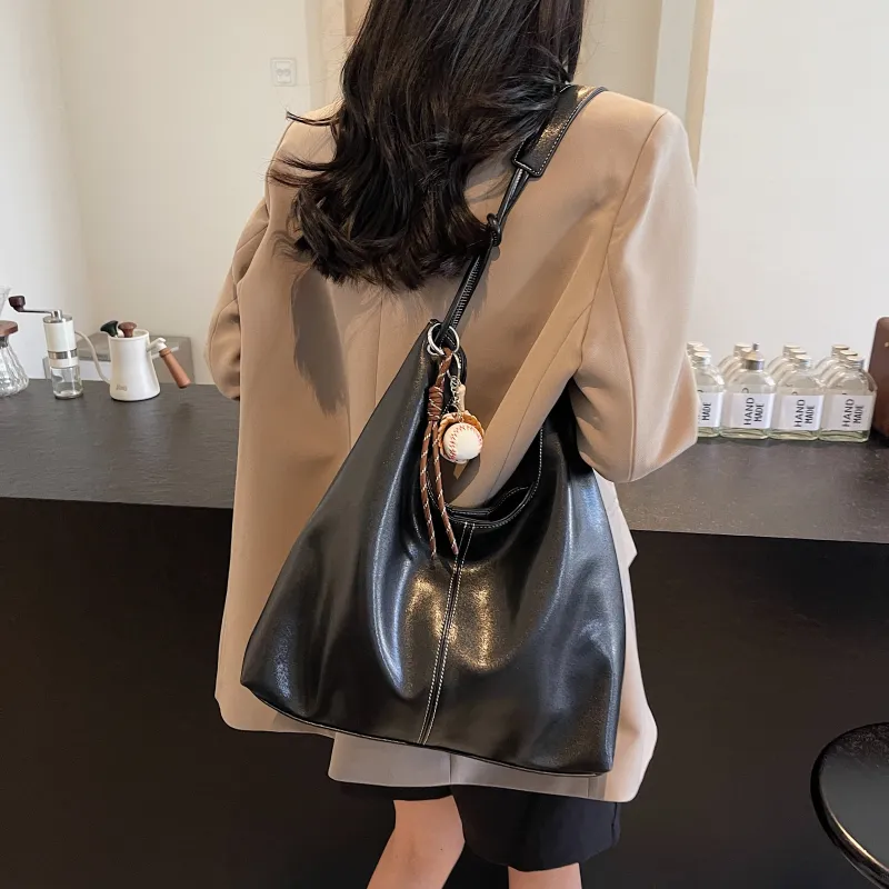 REDOO PU Shoulder Bag Women's Black/Brown/Coffee/Gray-2