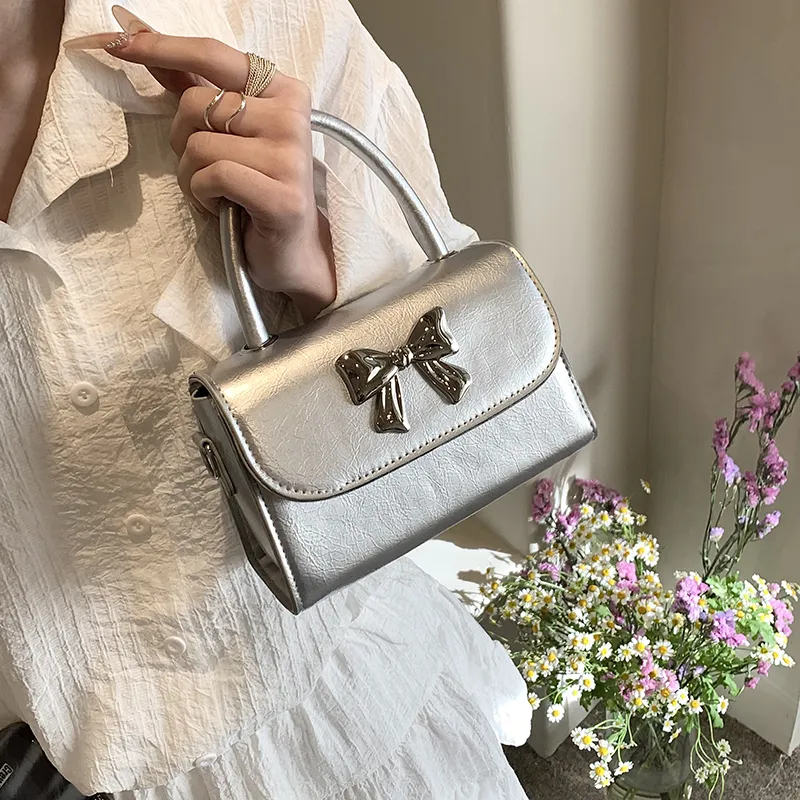 REDOO PU Shoulder Bag Crossbody Bag Handbags Regular Women's White/Silver/Black/Pink-7