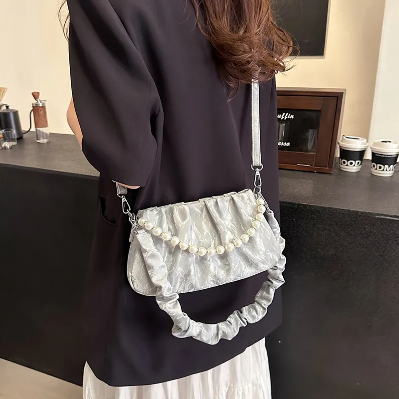 REDOO PU Shoulder Bag Women's White/Silver/Black/Pink/Green-9