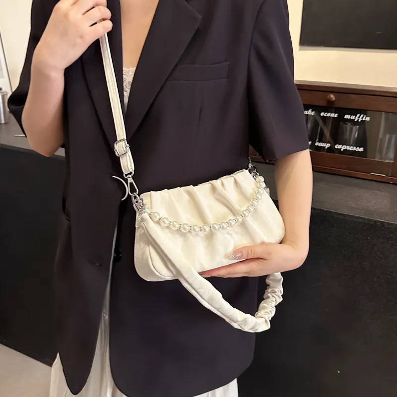 REDOO PU Shoulder Bag Women's White/Silver/Black/Pink/Green-1