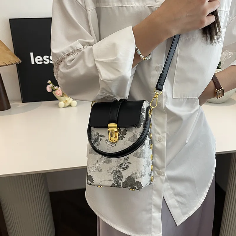 REDOO PU Shoulder Bag, Crossbody Bag, Handbag Women's Silver/Ecru/Purple/Black-10