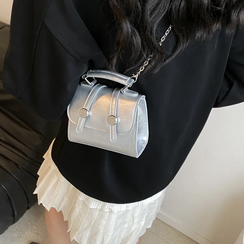 REDOO PU Backpack Women's White/Silver/Black/Pink/Blue-6